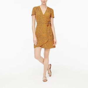 NWT JCrew Drapey Twill Wrap Dress